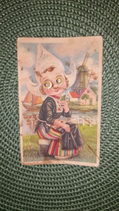 KARTA POCZTOWA - 70-letni ciekawy zabytek z Holandii