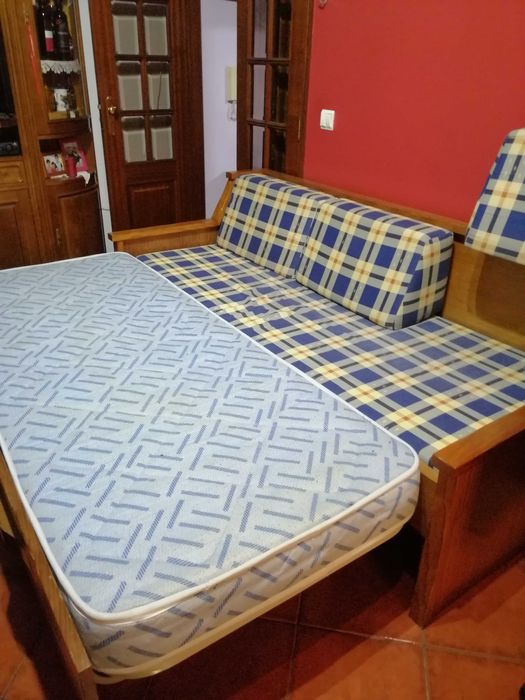 Prático e bonito sofá cama