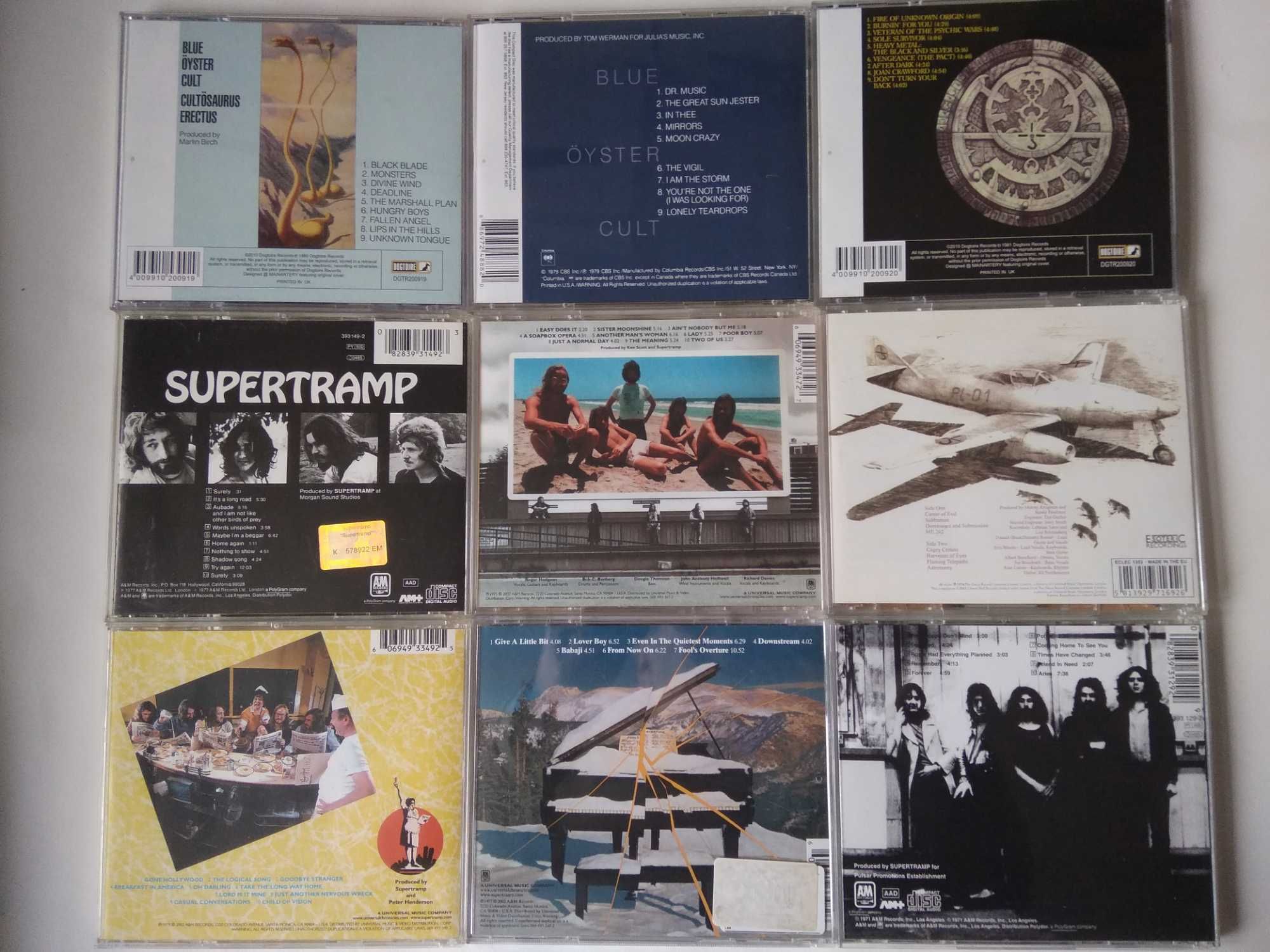 Genesis/Supertramp/Blue Oyster Cult/сд диски.