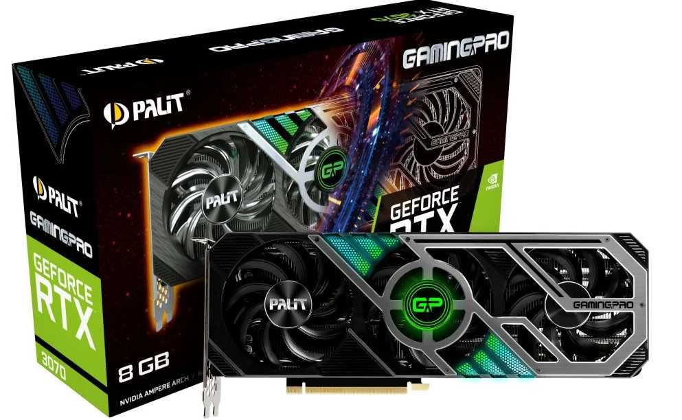 Karta graficzna Palit GeForce RTX 3070 GamingPro 8GB GDDR6 RGB GW12M