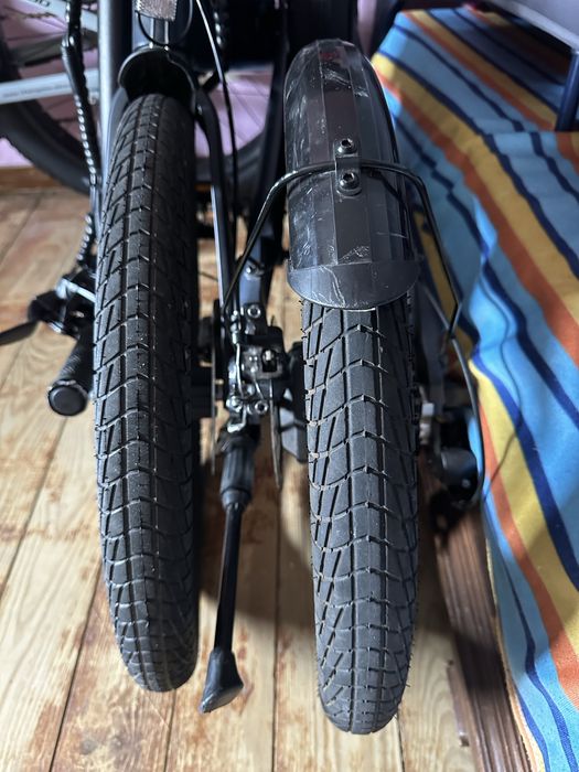 Bicicleta elétrica DYU T1 - Dobrável