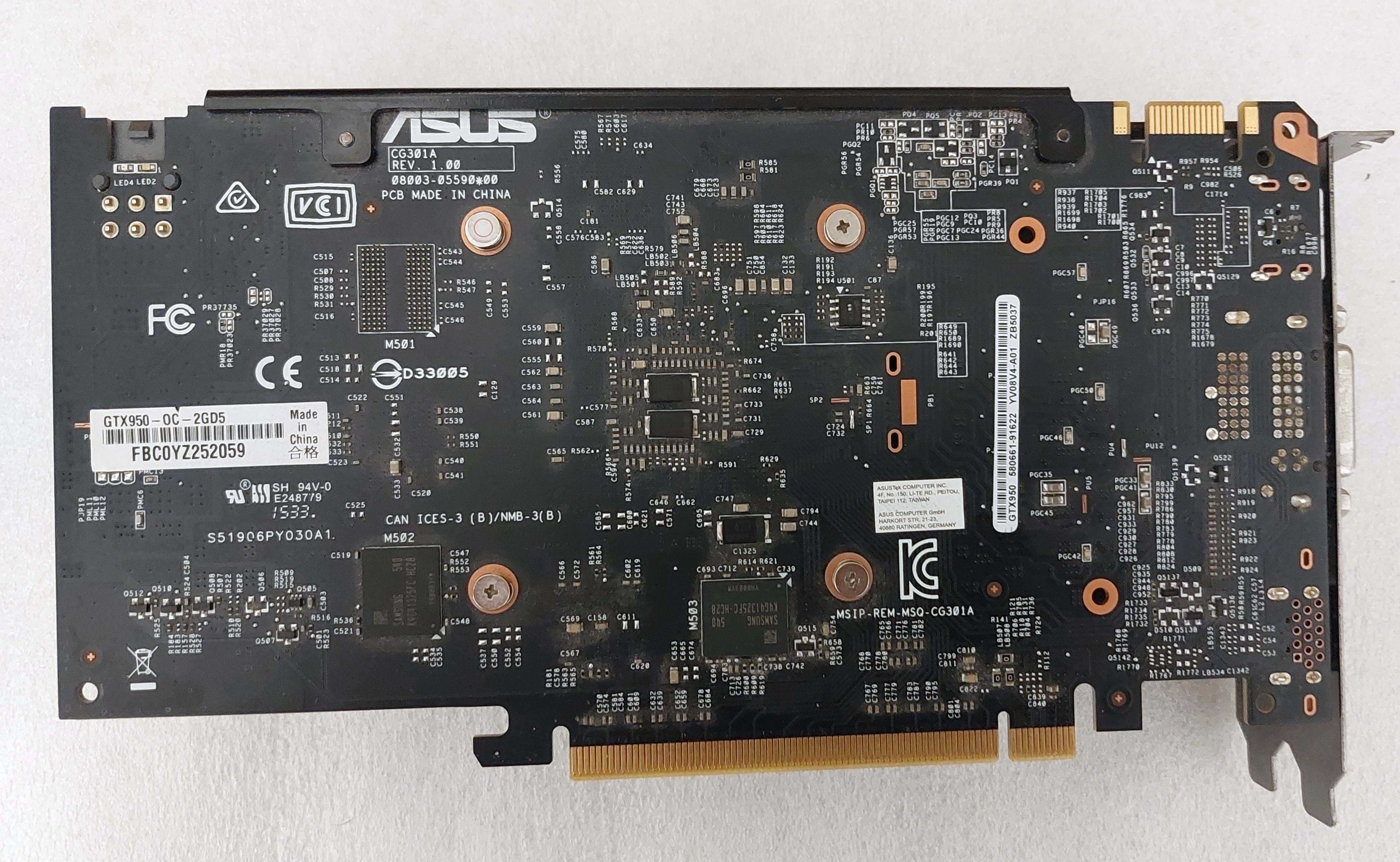 Karta graficzna ASUS GTX 950 OC