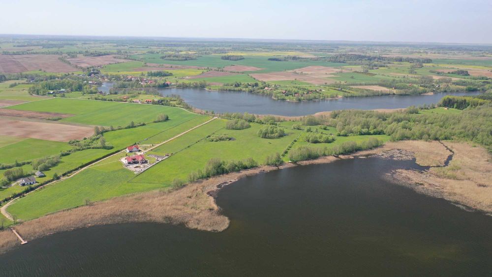 Krzywe, gm. Prostki Działka z linią brzegową Jeziora Stackiego