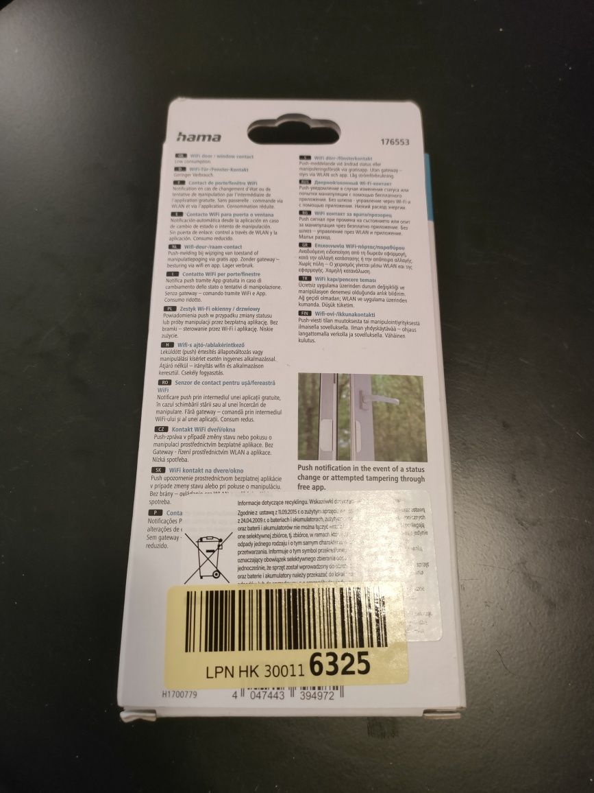 Hama door/window contact alarm