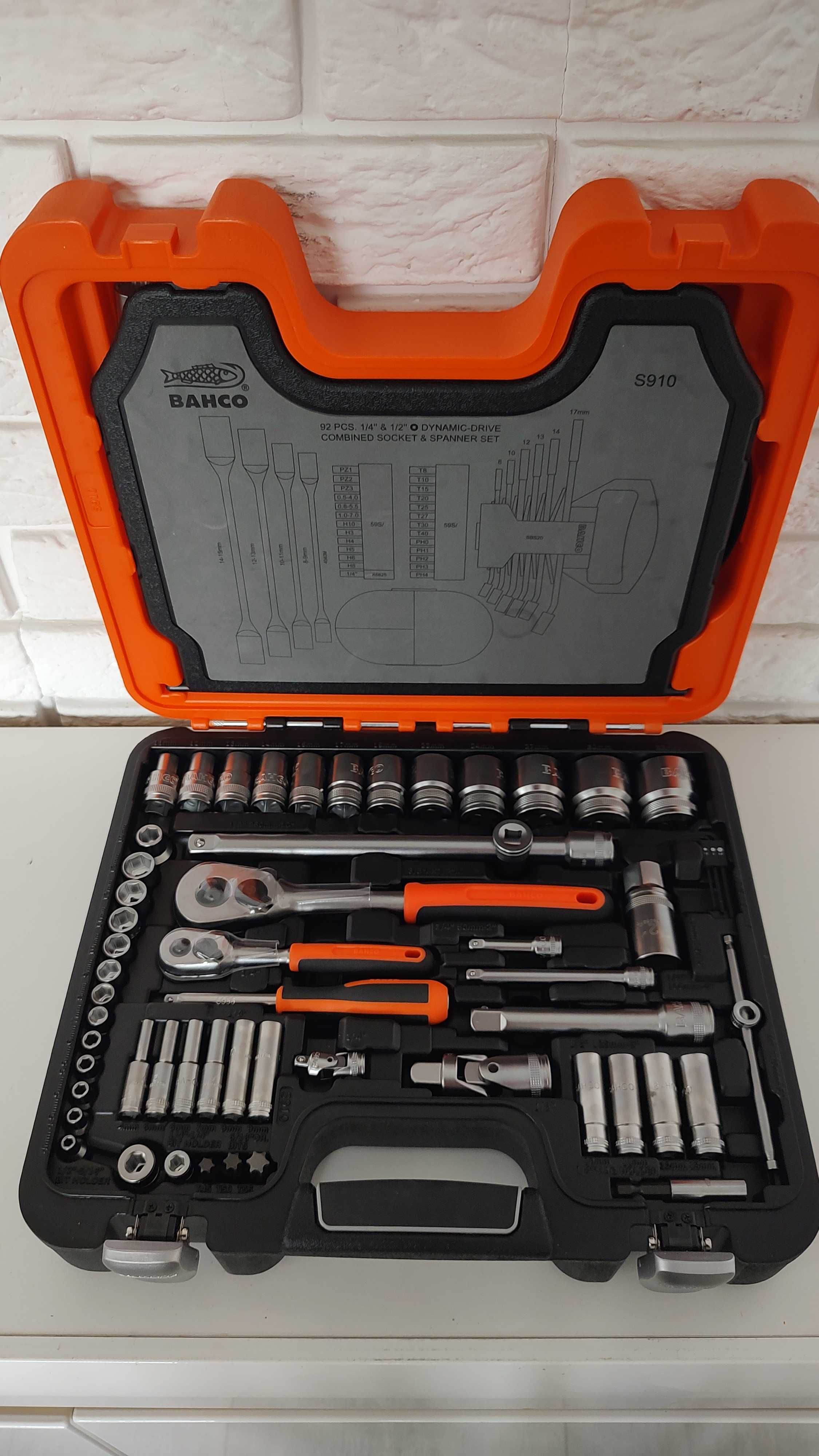 Klucze nasadkowe Bahco S910