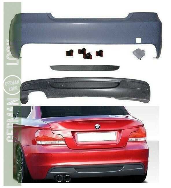 Para-choque traseiro Pack M para BMW Série 1 E82 E88 2004 a 2011