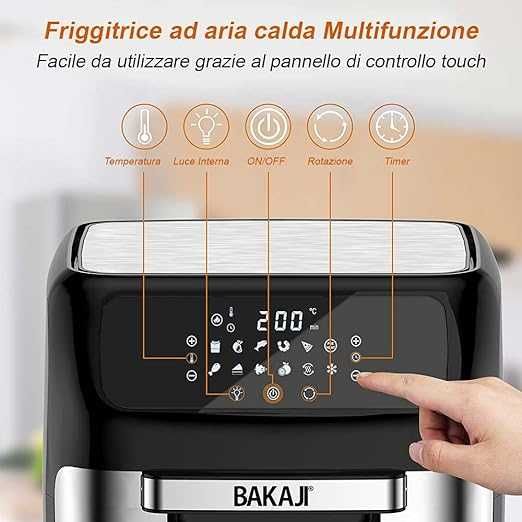 Mini piekarnik MIC GLA-1006 12 l czarny