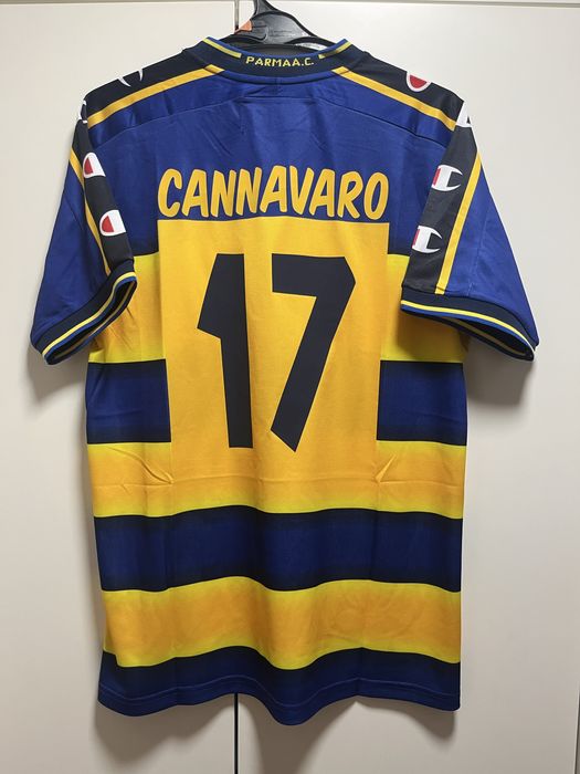 Koszulka Fabio Cannavaro 17 Parma Calcio A 2001/2002 Retro Vintage XL