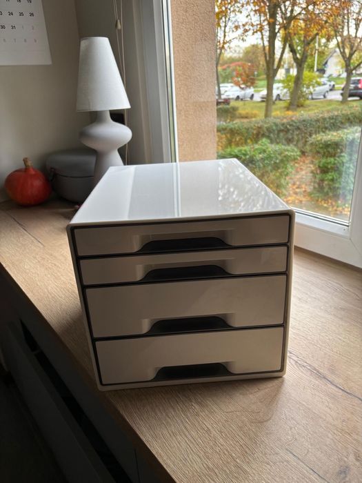 Leitz organizer, kontenerek, pojemnik na dokumenty