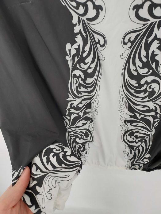 elegancka bluzka czarna biała 44