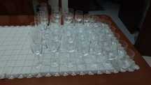 Serviço de copos cristal BOHEMIA 42 copos