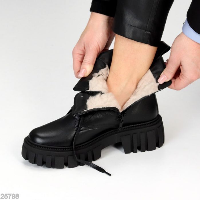 Черевики жіночі зимові з натуральної шкіри