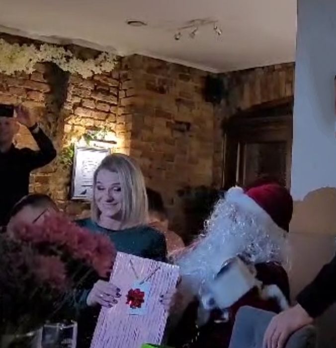 Wizyta Sw Mikołaja w domu i w biurze !