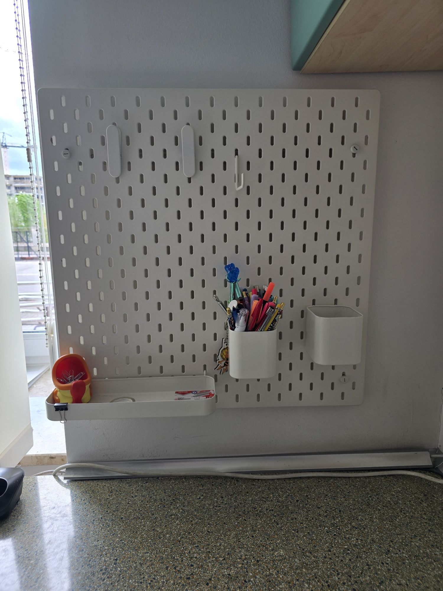 Ikea dwie tablice perforowane / tablica perforowana