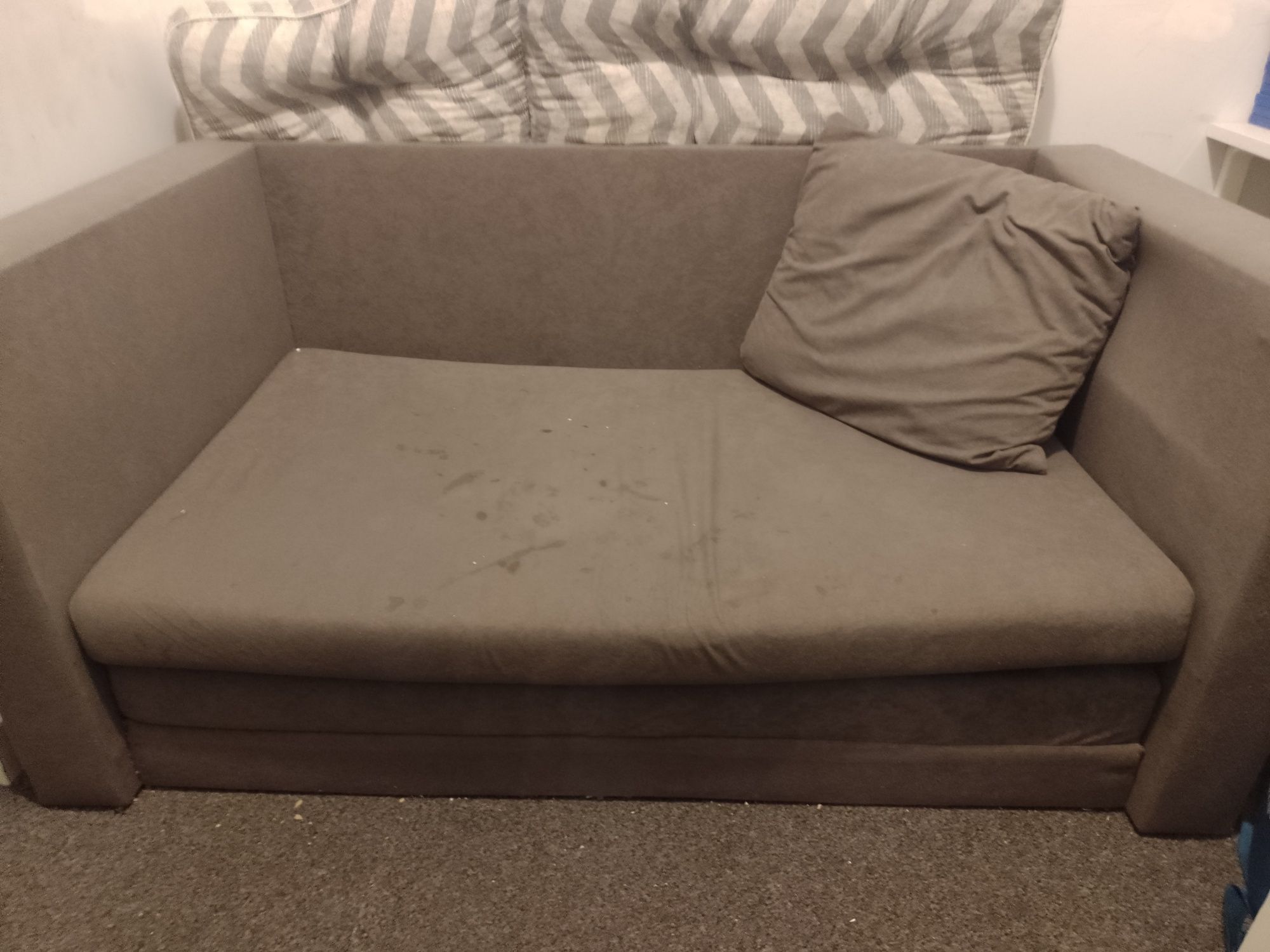 Sofa rozkładana , łóżko, kanapa, sofa szara