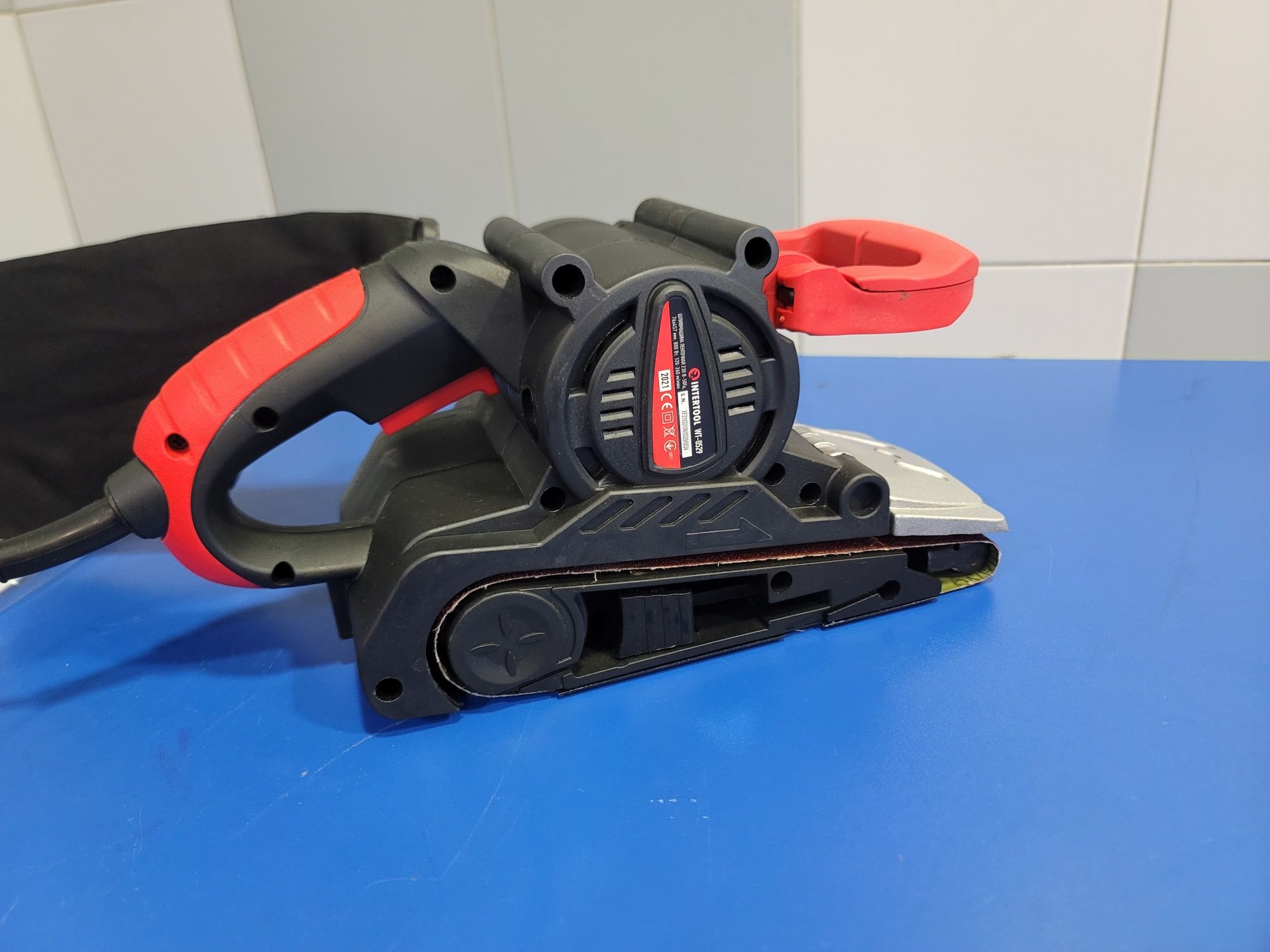 Шлифмашина ленточная Гриндер Storm Intertool WT-0529 36мес Гар. 76×457