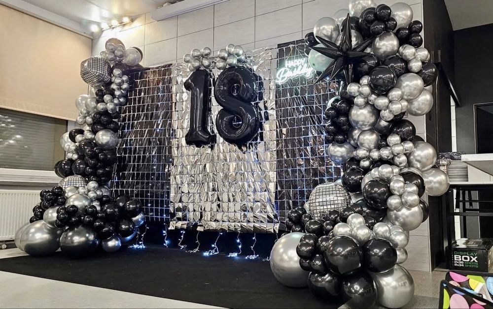 Ścianka balonowa balony hel