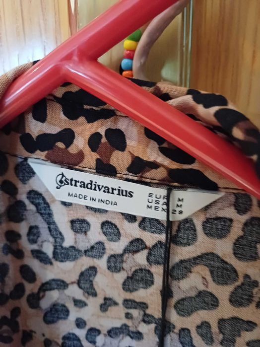 Vestido padrão leopardo NOVO