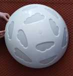 Ikea Skojig Lampa przysufitowa platfon Ikea chmurki