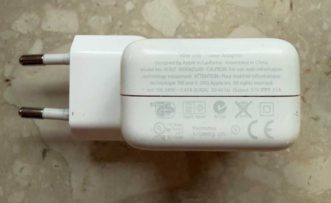 Kostka do ładowania apple 10 W A1357