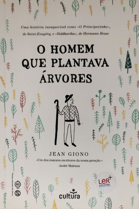 Livro O Homem Que Plantava Árvores, autoria de Jean Giono