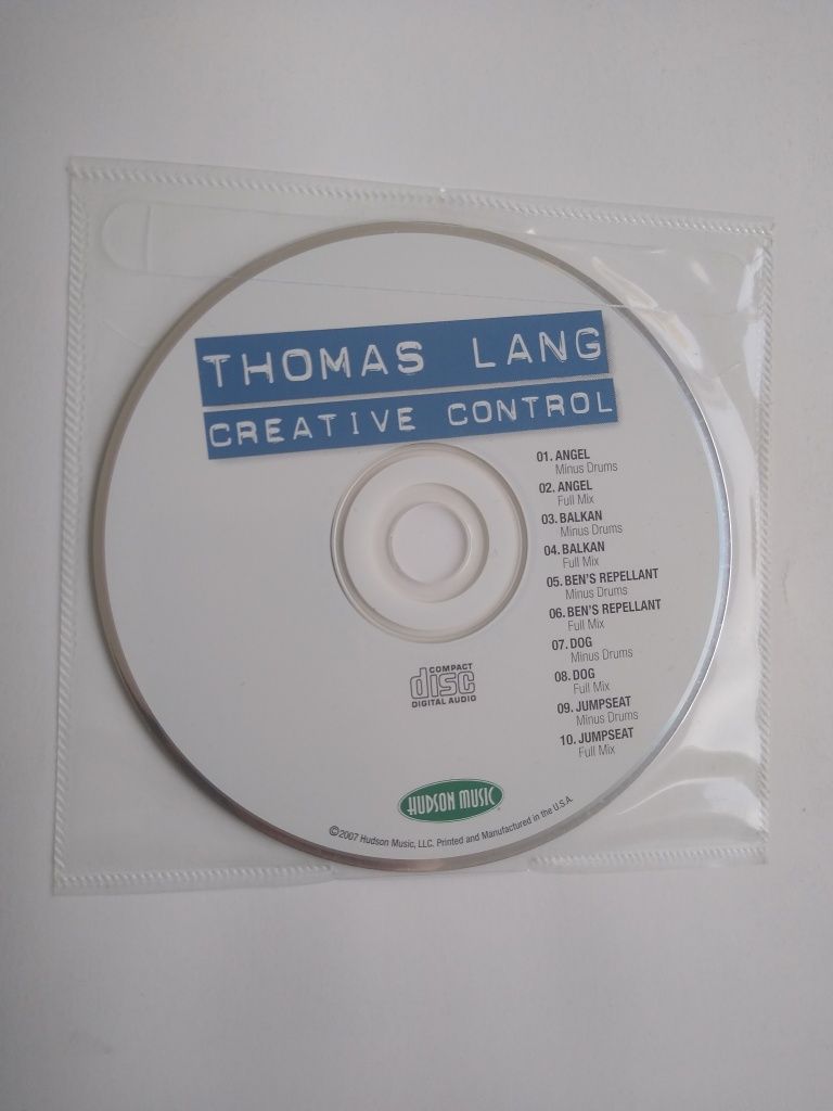 Thomas Lang - Creative Control - książka / 1xCD