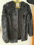 Casaco pelo preto xs