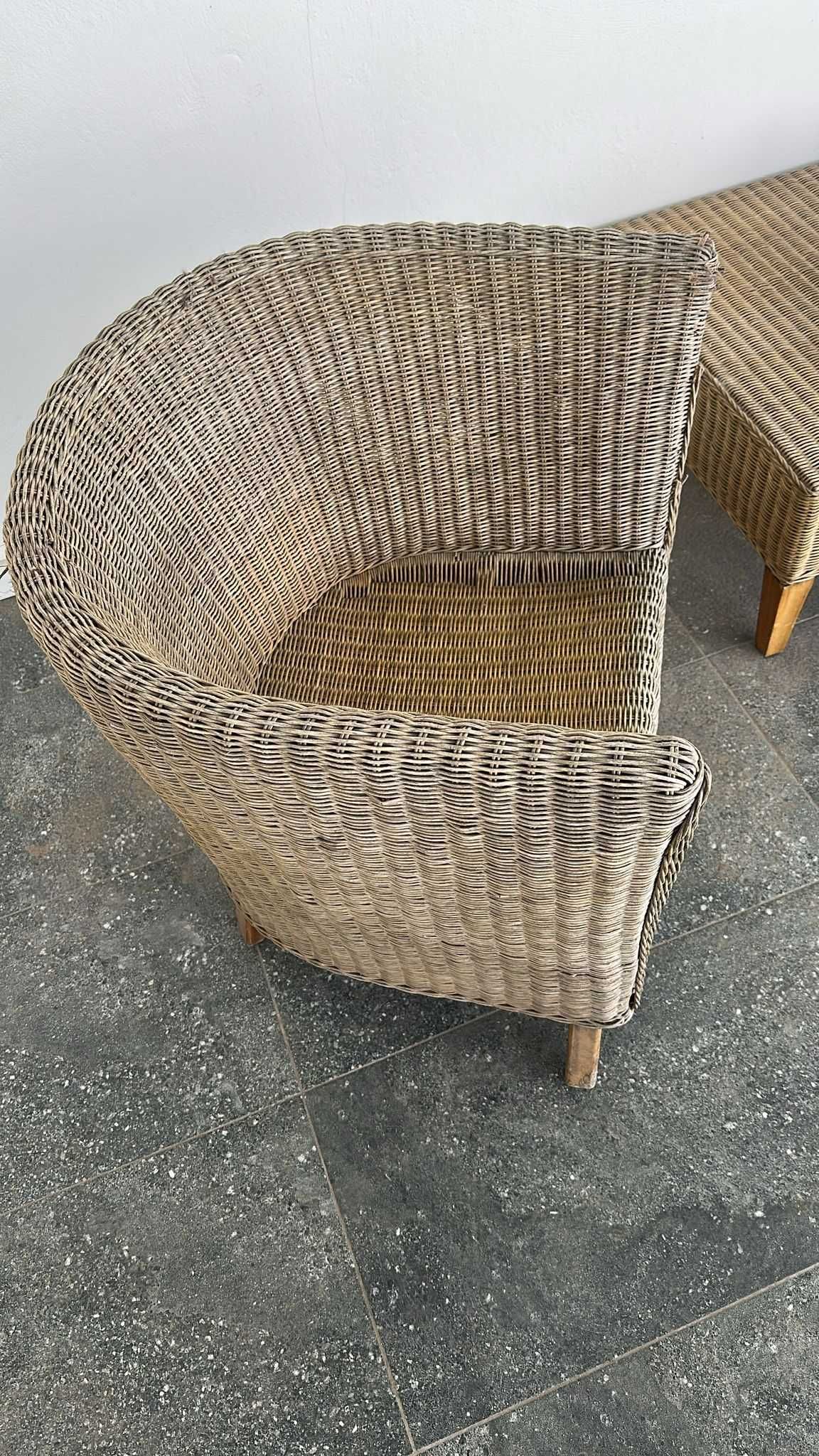 Conjunto de jardim em verga