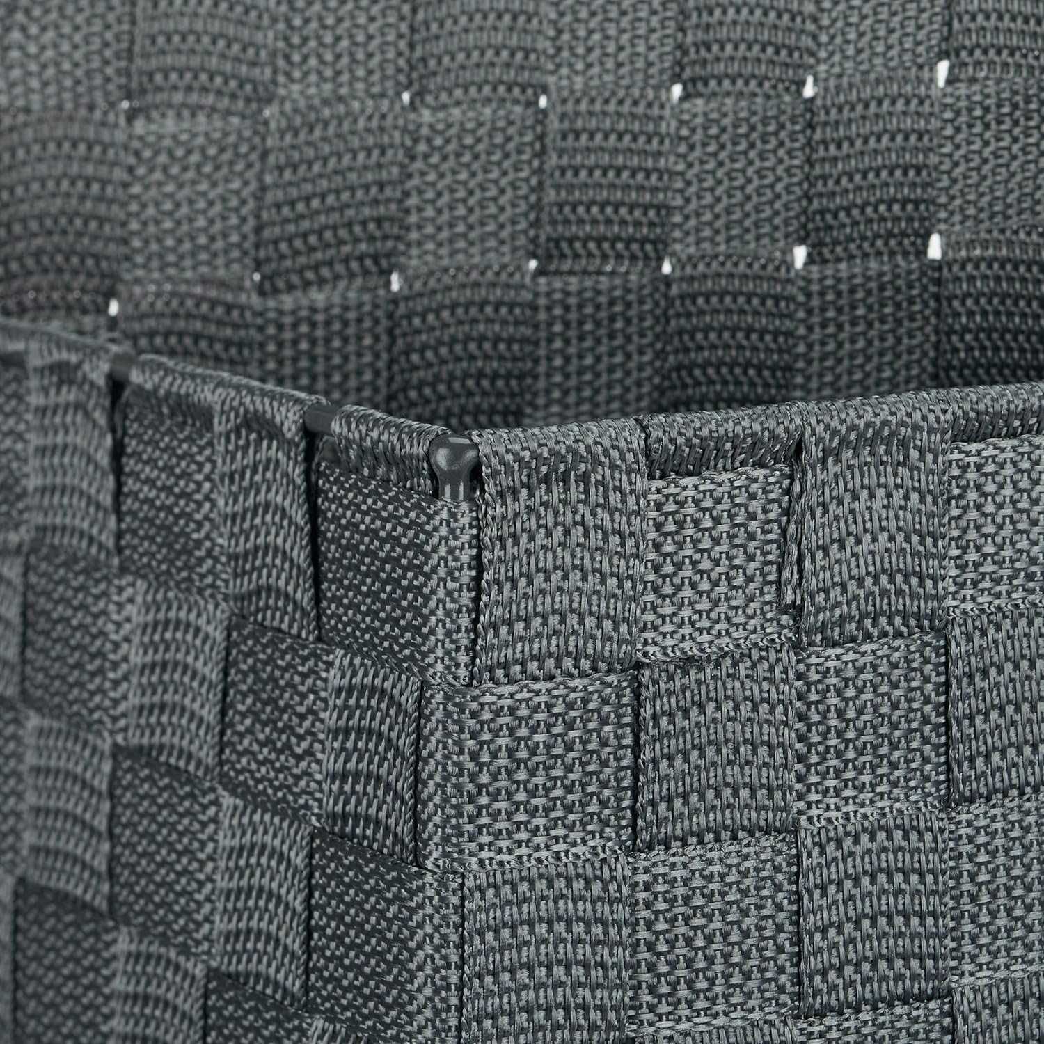 Relaxdays Organizer Wiszący z Materiału, 75 x 25 x 15 cm, Szary