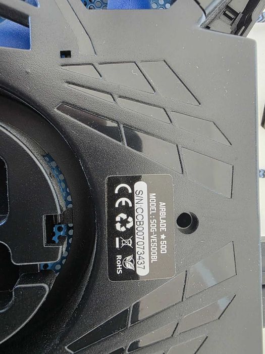 Spirit of Gamer Airblade 500 Base de Refrigeração (LED Azul)