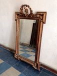 Старая рама  Зеркало с ангелом.