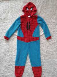 Spiderman piżama jednoczęściowa 110/116 kombinezon do spania
