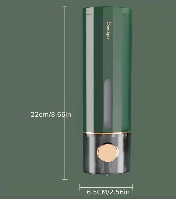 Eleganckie 2 szt DOZOWNIKI na mydło żel pod prysznic