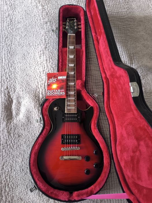 Epiphone les paul slash vermillion burst