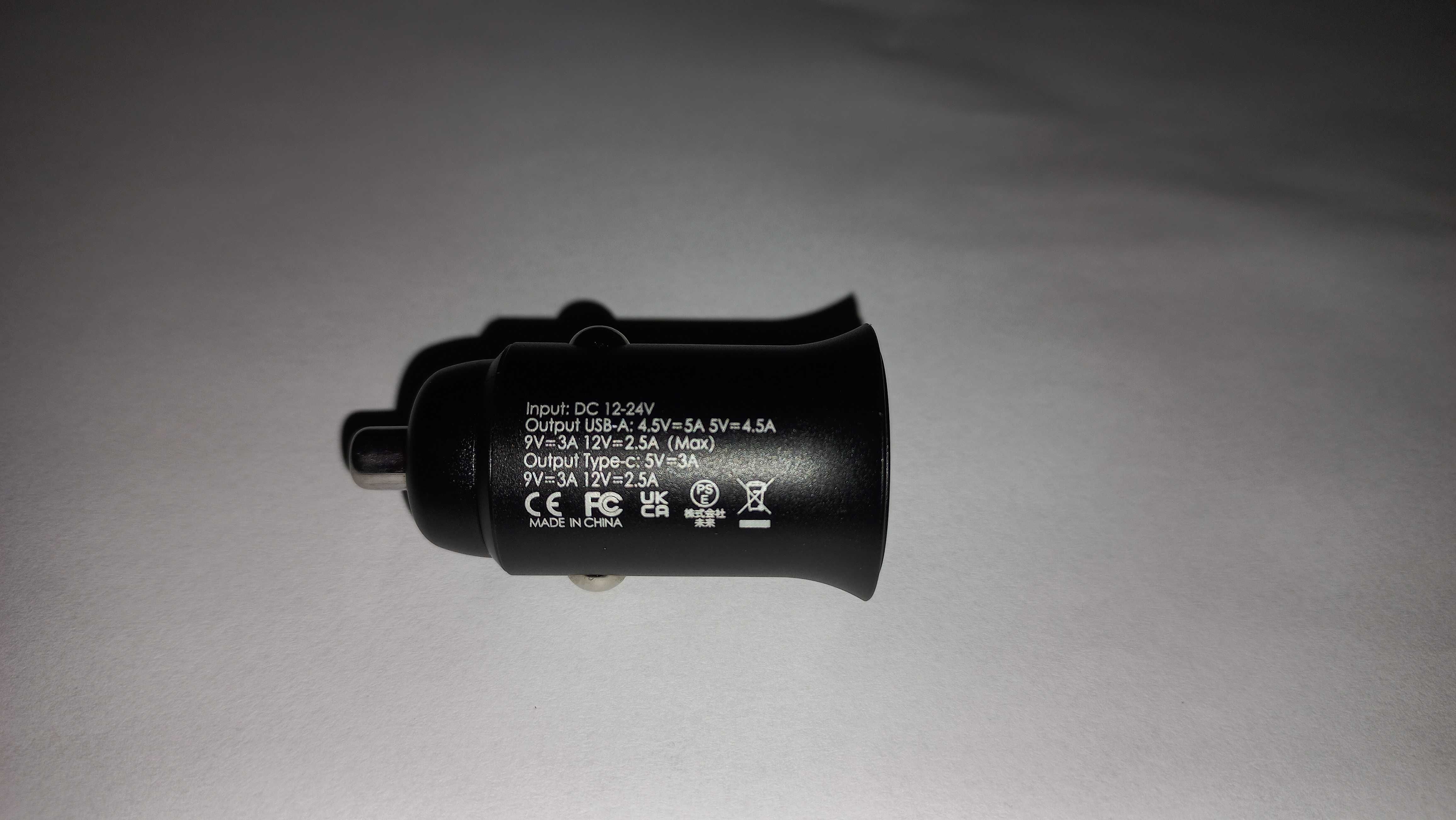 Кабеля TypeC-TypeC 1м. 100 Вт, 2м. 60 Вт   Зарядка в автомобиль