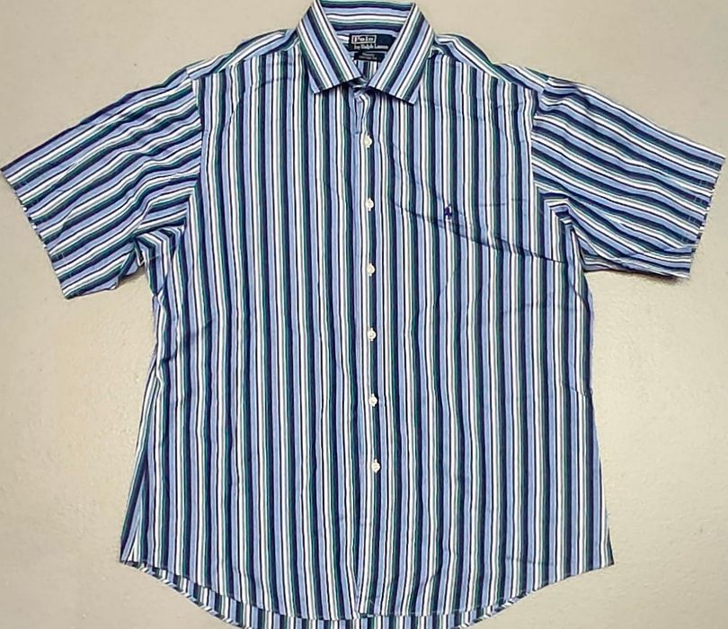 Wr) POLO by RALPH LAUREN oryginalna koszula krótki rękaw Roz.XL