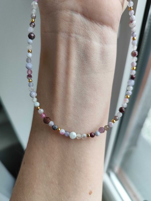 Naszyjnik turmalin hand made
