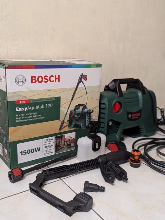 Мийка високого тиску EasyAquatak 120 BOSCH на гарантії, майже нова