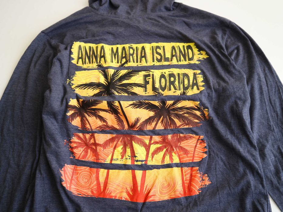 Bluza męska cienka z kapturem L