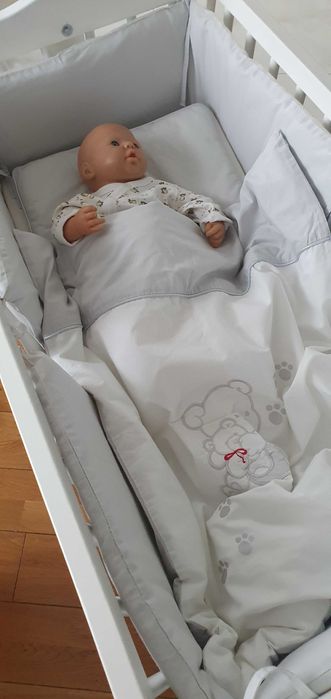 Kołyska - łóżeczko dziecięce białe