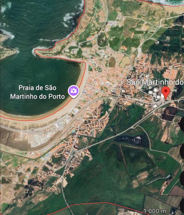 Terreno 1350 m² com Ruína a 900m da Praia – São Martinho do Porto