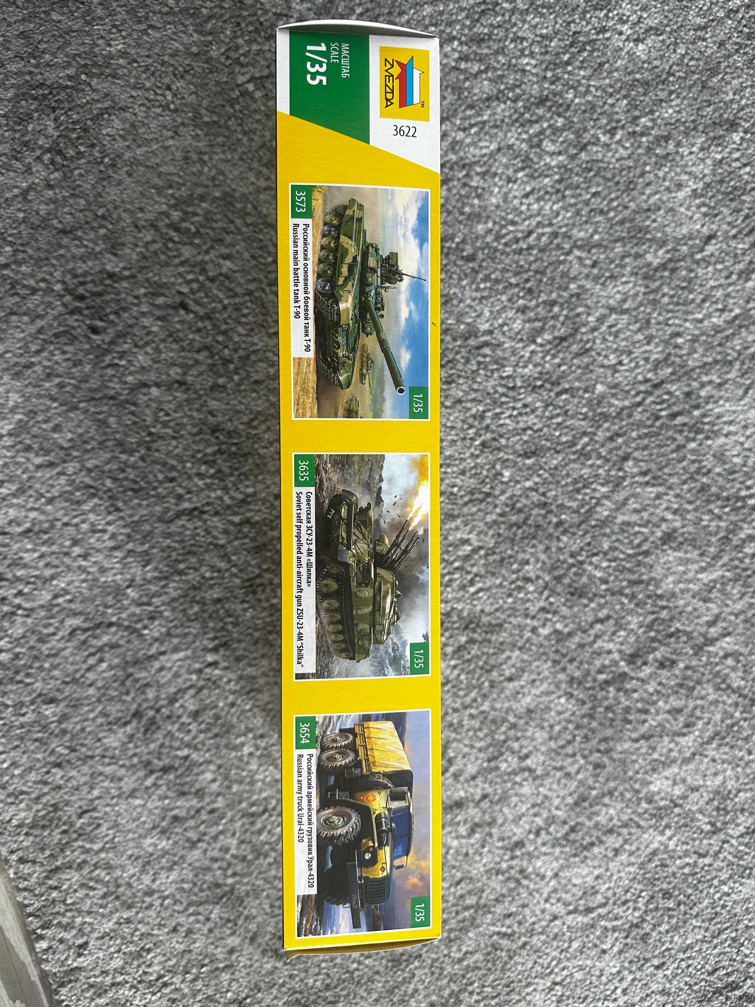 ZVEZDA - nr. 3673 - scale 1/35 Model sowieckiego czołgu T-62