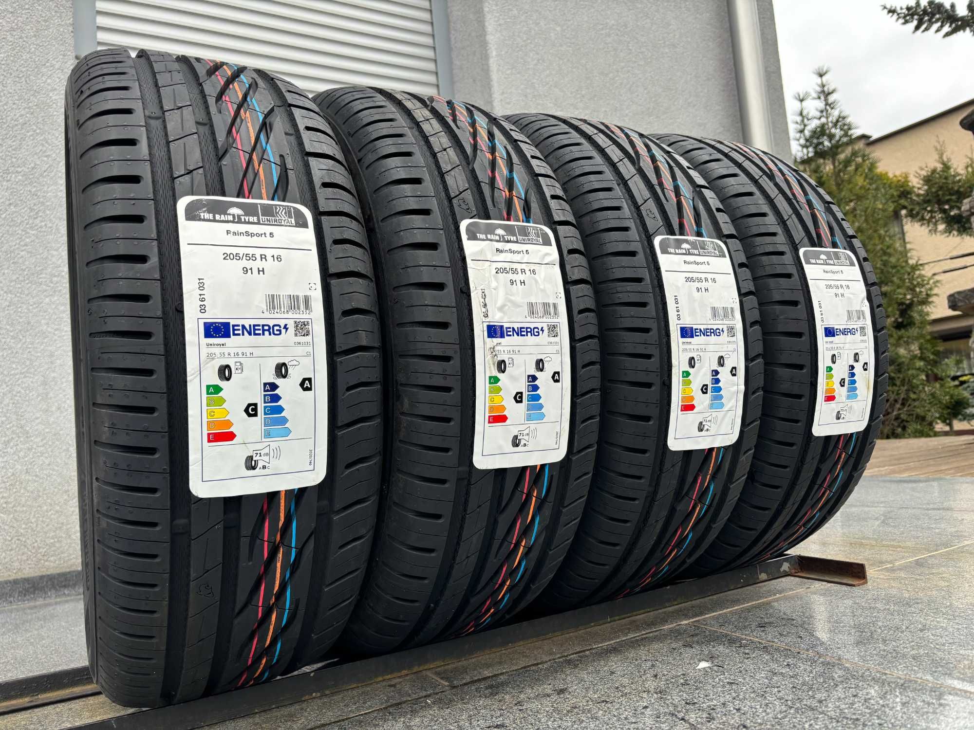 4szt letnie 205/55R16 Uniroyal RainSport5 91H prod. 2024r C,A,71db gw