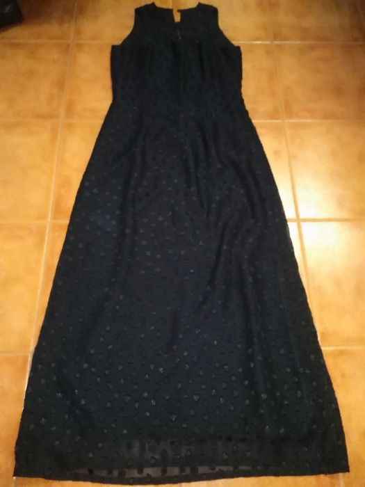 Vestido preto cerimónia de confecção