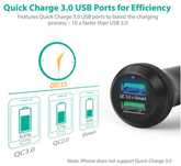 RAVPOWER ładowarka samochodowa 2x USB QC 3.0 40W