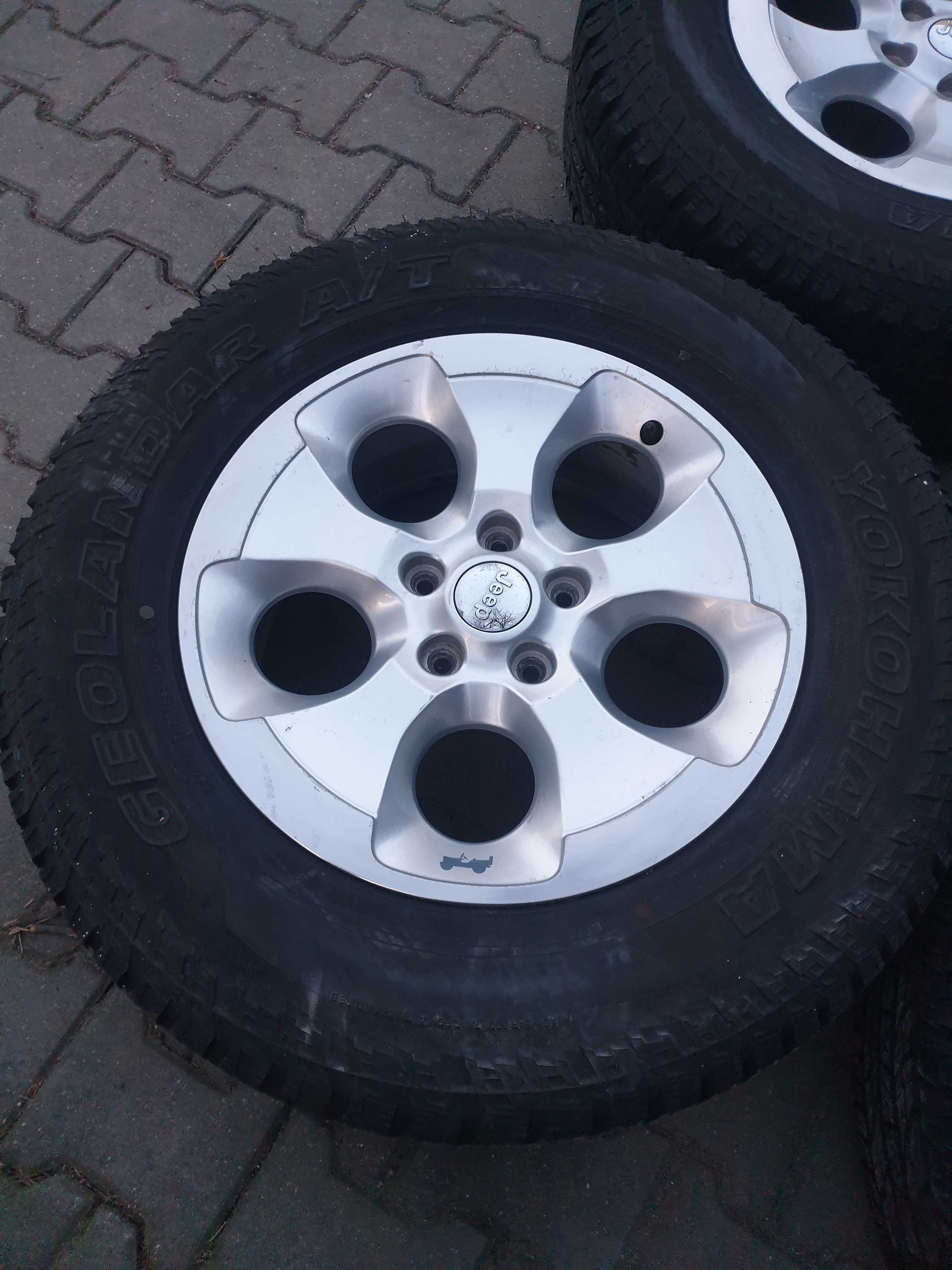 Alufelgi felgi koła Jeep Wrangler 18 cali opony a/t