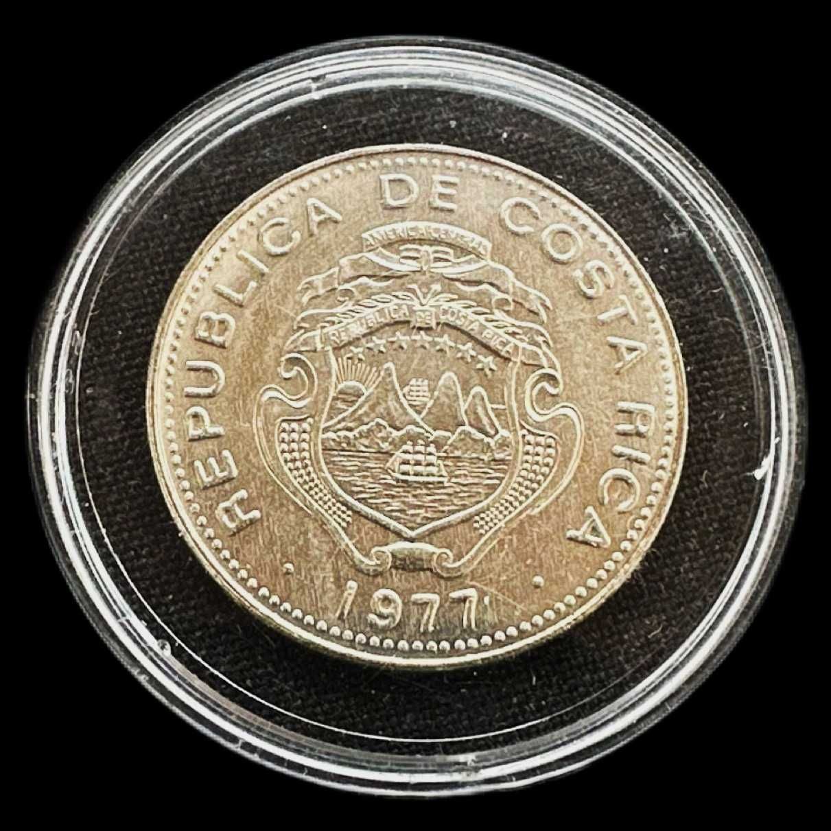 Moeda de 1 Colón - 1977 - Costa Rica