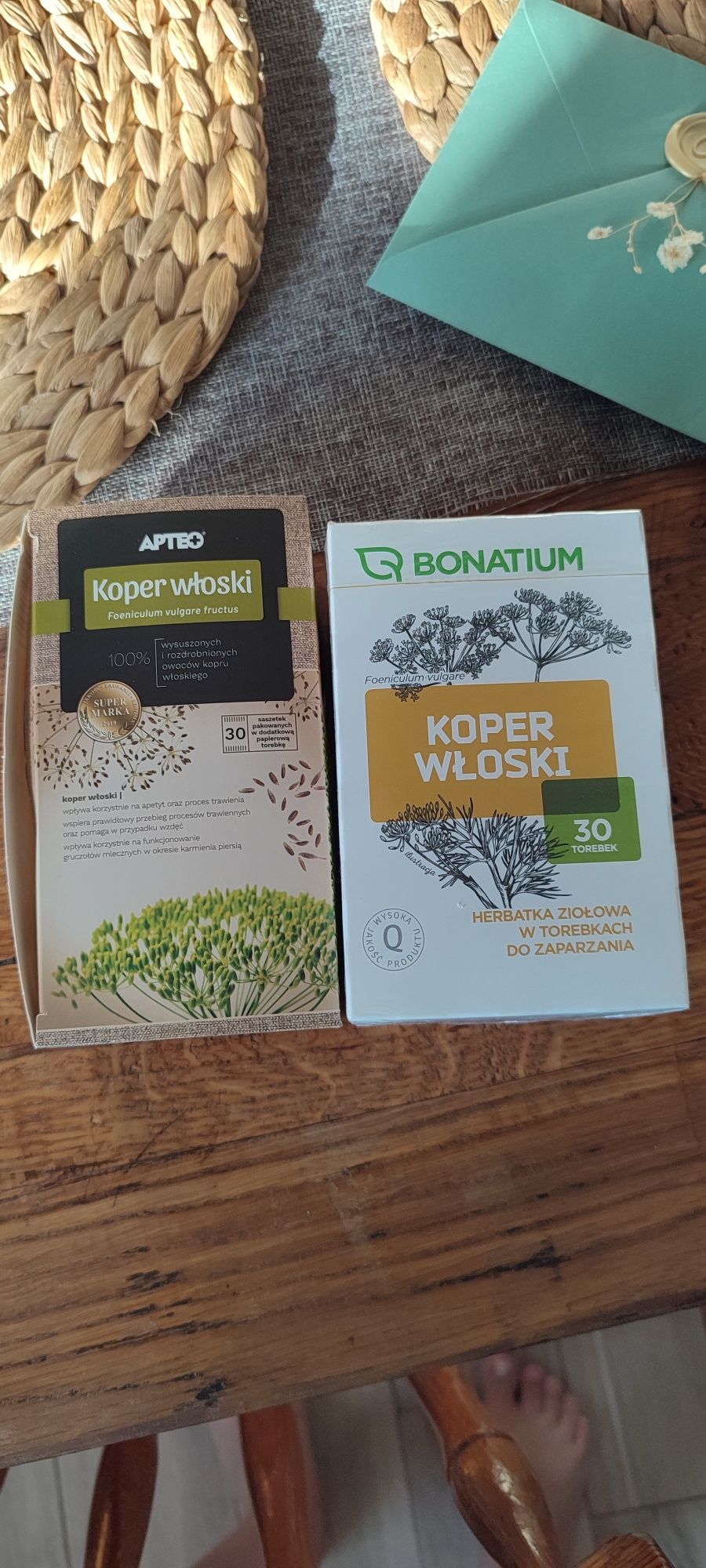 Herbata koper włoski napar ziołowy z kopru fenkuł nowe