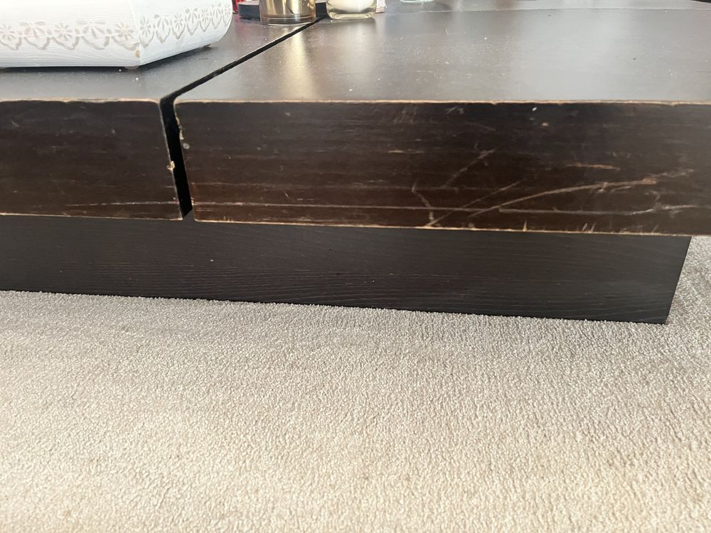 Mesa quadrada wengue