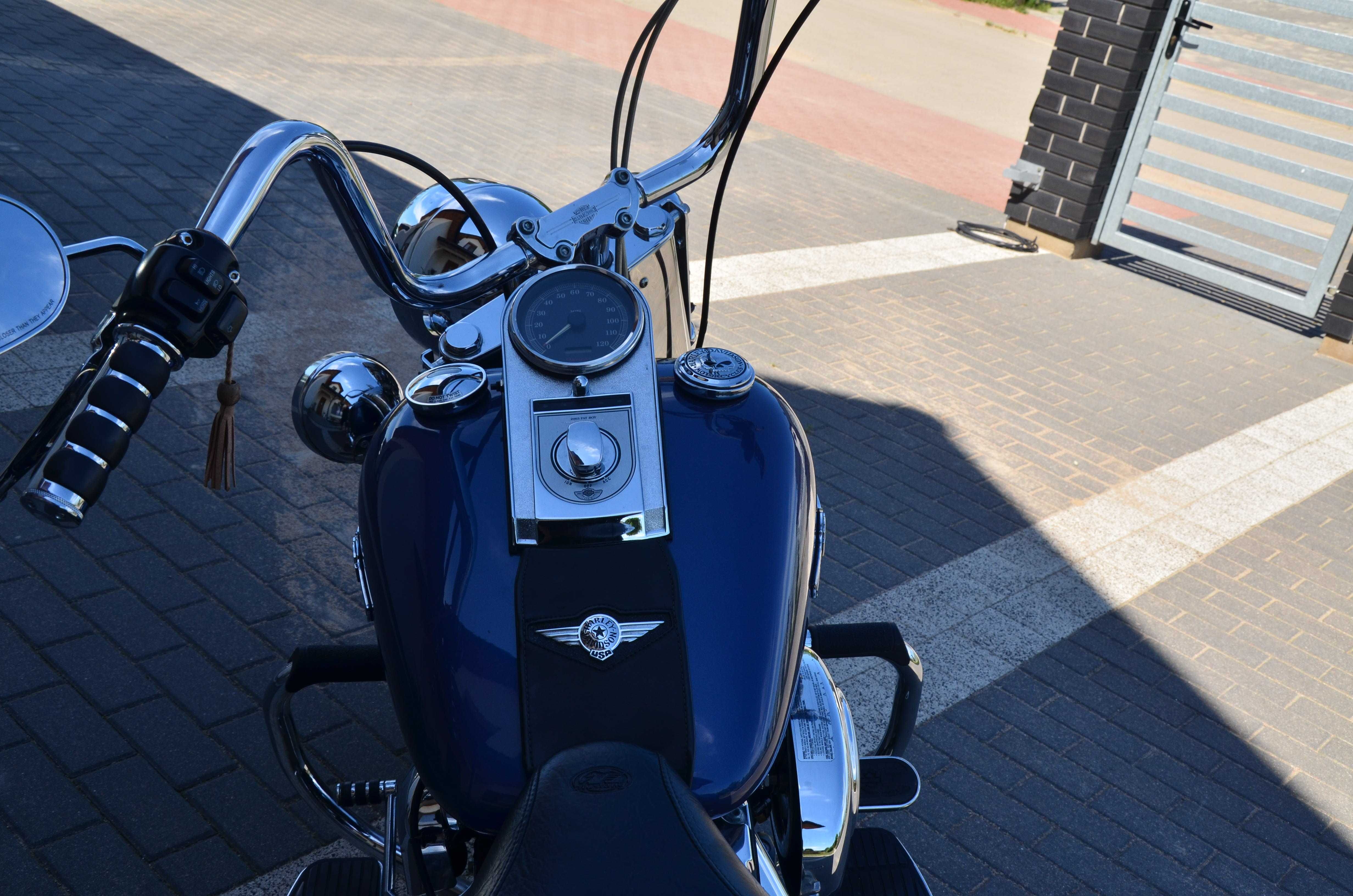 Harley Davidson FLSTF Fat Boy 1450cm3, 2003 rok,68KM, gażnik
